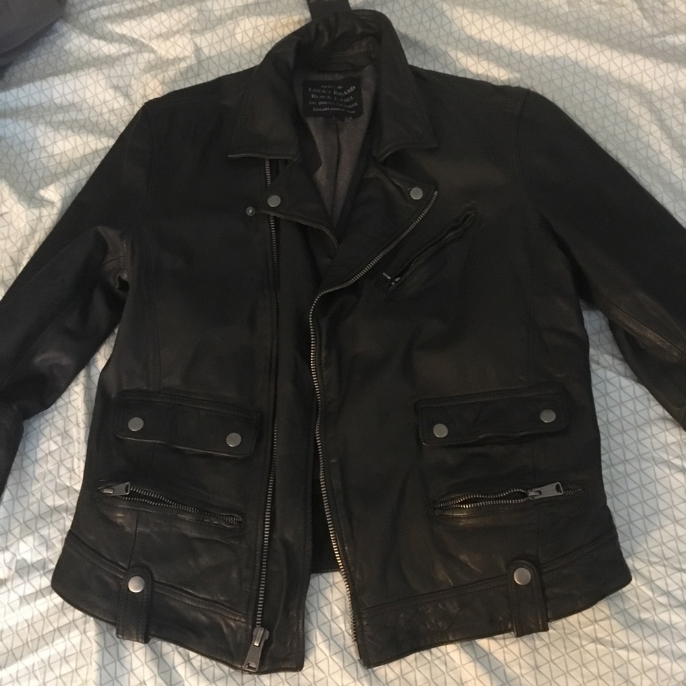Lucky Brand Black Label Leather Jacket